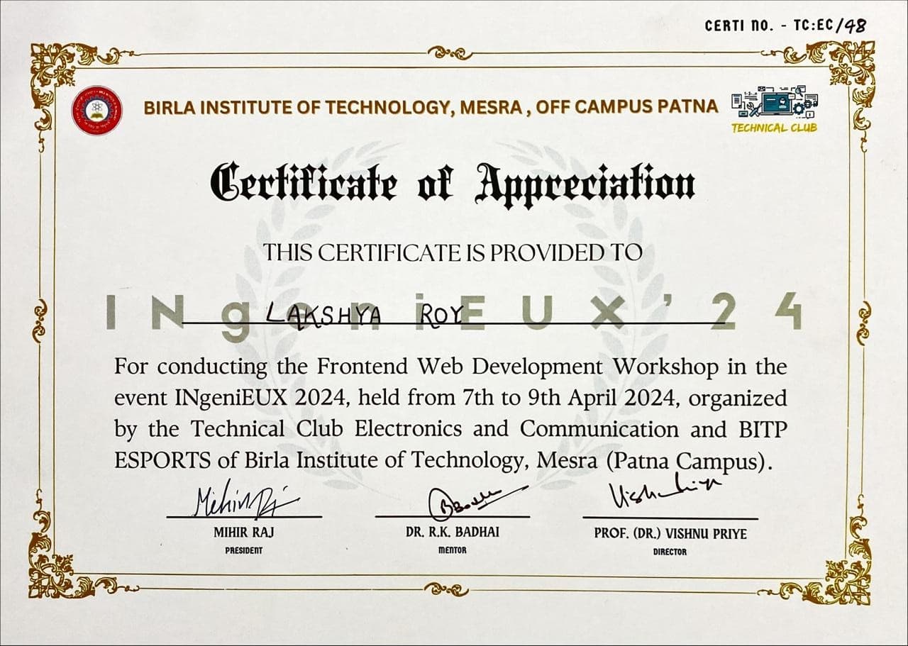 Frontend Web-Development Workshop