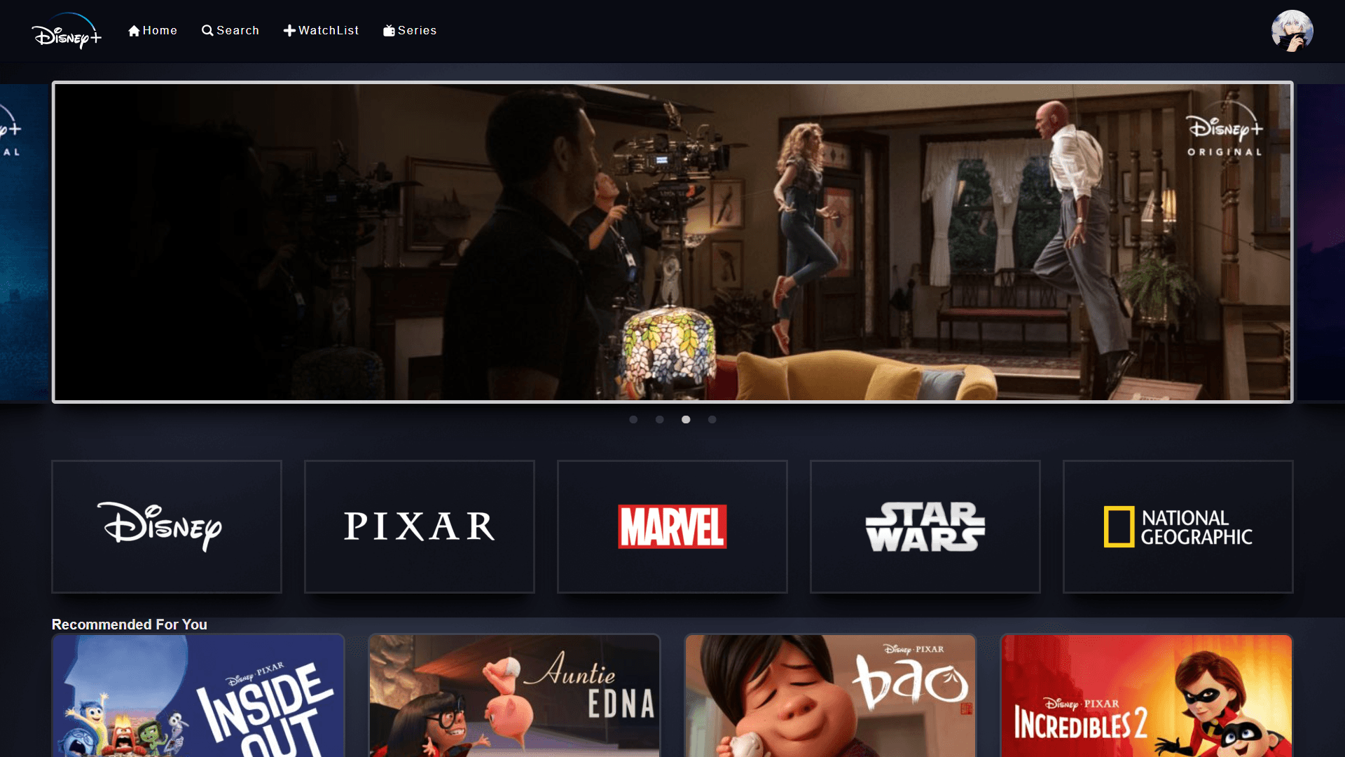 Disney+ Hotstar Clone - Project screenshot